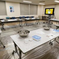日清オイリオグループ 堺工場にて出張うどん作り 体験教室