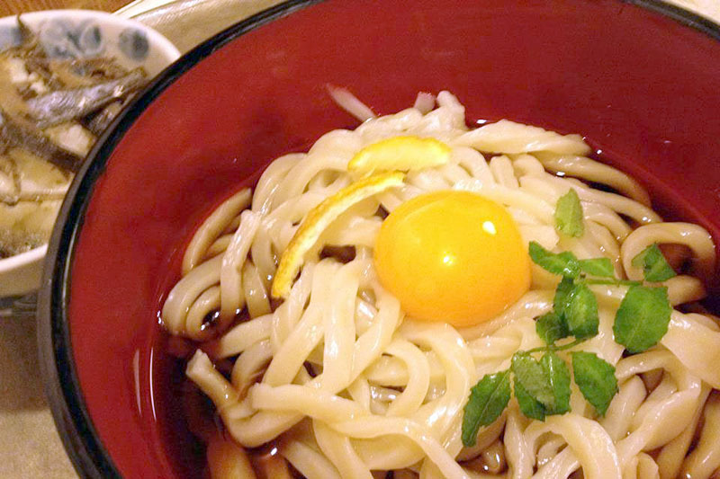 釜玉うどん | イリコスキー製麺所